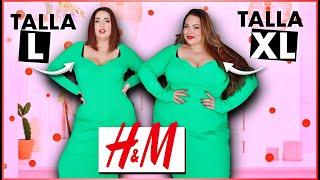 TALLA L vs TALLA XL Voy a H&M con @MarinaLlorca ¡y encontramos ESTAS TALLAS! | Pretty and Olé