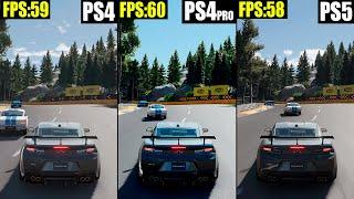 Gran Turismo 7 PS4 vs. PS4 Pro vs. PS5 Comparison | Loading Times, Graphics, FPS Test