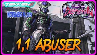 Tekken 8 ▰ (1,1 abuser) YOSHIMITSU - God Of Destruction - Ranked Matches, NOVEMBER 14, 2024