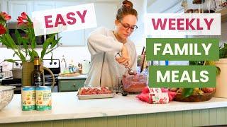 Easy Weekly Family Meals | CHICKEN | BEEF | SALMON | VEGGIES