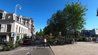 Cycling over the Amsterdam canals with original souns 4K 60fps