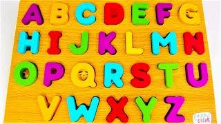 Learn the alphabet ABC letters | Best Learn ABC Puzzle | Preschool Toddler Learning Toys Video