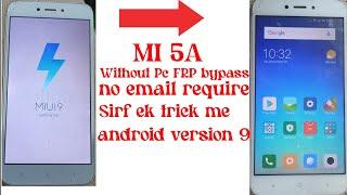 Mi redmi 5a frp bypass gmail account remove 100% mi 5a ko reset kaise karen frp bypass kaise kare