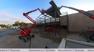 8. Intermarché Drive Narbonne : la nouvelle façade prend forme