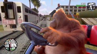 Orangutan Driving in GTA San Andreas