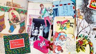 A Little Snow in November - Retro Christmas Junk Journal