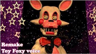 (Toy Foxy ucn voice lines animated/C4D/short animation/remake)