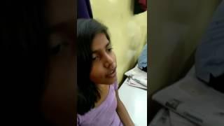 Indian Girl Headshave in Barbershop Live