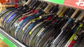 COACH MATT TAKES ME TO  LARGEST AND BEST THIRFT STORE FOR TENNIS RACKETS IN JAPAN
