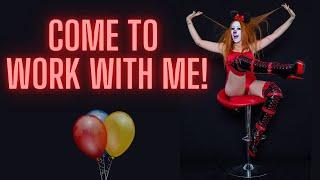 DAY IN THE LIFE OF A FETISH MODEL CLOWN! // FILMING, BEHIND THE SCENES, VLOGGING, CUSTOM FOOT VIDEO