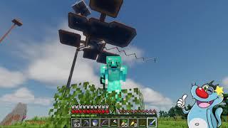 #37 | Minecraft | Oggy Made Beautiful Tree House | With Jack | Rock Indian Gamer |