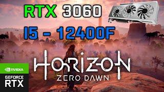 Horizon Zero Dawn - RTX 3060 Vision OC 12GB + I5 12400F DLLS ON/OFF (Ultra Settings)