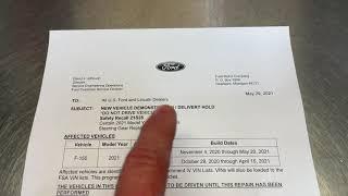 ***NEW*** Scariest Recall in Recent Ford History: FSA 21S28 2021 Ford F-150 Steering Gear Lockup!