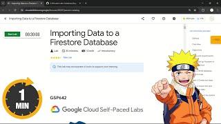 Importing Data to a Firestore Database | #qwiklabs | #GSP642