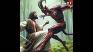 Jesus vs satan #jesus #jesuschrist #catholic