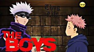 Jujutsu Kaisen Funny Moments In Hindi | Gojo Thug Life Moment | The Boys Meme #gojo #jjk #trending