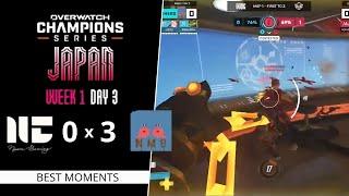 Roadhog carried! | Namekuji brothers 0 x 3 Nyam gaming | Best moments | OWCS JAPAN Week 1 Day 3