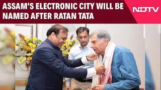 Himanta Sarma Assam | Assam's Electronic City Will Be Named After Ratan Tata: Himanta Sarma