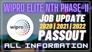 Wipro Elite Phase-II For 2020, 2021, 2022 Batch | Selection Process & Test Pattern | All Information