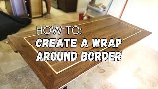 Craft the Perfect Table WITHOUT Breadboard Ends! | Amazing Mitered Wrap Around Border Trick