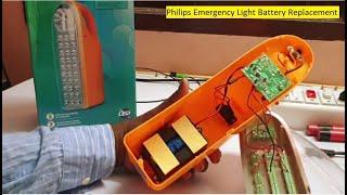 Battery Replacement Philips Emergency Lights  in Tamil || #techmarudhu