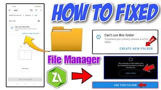 can't use this folder problem 2025 | how to fix can't use this folder problem |zarchiver obb problem