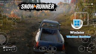 SnowRunner Gameplay (HD) Winlator (Windows Emulator) Android