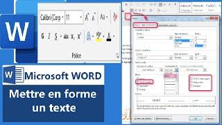 Leçon N°7 Atelier Word 2 mise en forme de texte