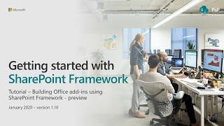 SharePoint Framework Tutorial - Building Outlook Web App add-ins using SharePoint Framework