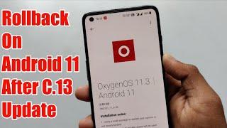 OnePlus Nord 2 Rollback On Android 11 After Android 12 C.13 Update Manually Full Process ...