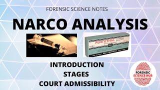 Narco Analysis | Forensic Science | Notes