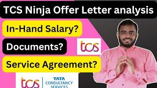 TCS Ninja Offer Letter analysis | How much In-hand salary does a Ninja candidate gets in TCS? #ninja