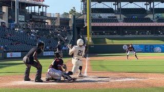 Texas A&M commits homer in 2023 Texas 6A State Championship Game: Adrian Rodriguez, Sam Erickson