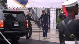 President Trump Welcomes Visit of President Mattarella of the Italian Republic