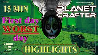 the planet crafter 2024 Highlights -  Humble - PTi challenge #01 :  First day Worst day