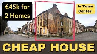 2 Homes For €45k (Center of French Town )