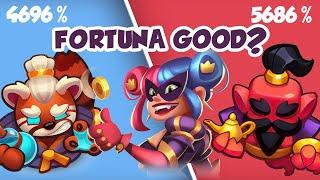 Genie Fortuna (5686%) Gameplay vs Spirit Master (4696%) PVP Rush Royale