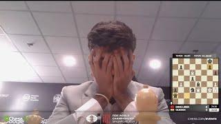 Gukesh breaks down in Game 1 | World Chess Championship 2024