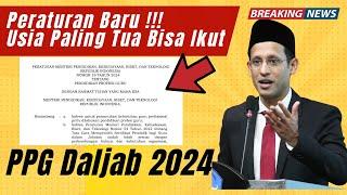 Usia Paling Tua dapat Mengikuti PPG Daljab 2024 Berdasarkan Peraturan Baru