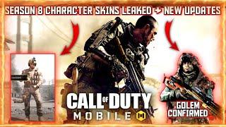 CALL OF DUTY MOBILE | SEASON 8 ALL CHARACTER SKINS LEAKED | ALL UPCOMING CHARACTERS OF SEASON 8 CODM