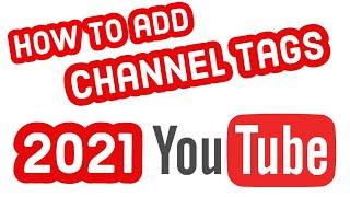 How to add channel keywords for youtube