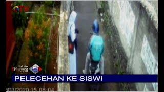 Rekaman CCTV Pria Jaket Ojol Lecehkan Siswi di Gang Sempit - BIM 11/03