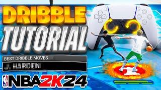 BEST DRIBBLE TUTORIAL in NBA 2K24 - HOW TO SPEED BOOST & BREAK ANKLES - BEST DRIBBLE MOVES NBA 2K24!