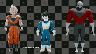 Dragon ball z - 3D model character Pack