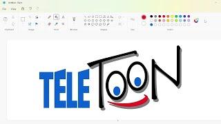 How to draw the Teletoon logo using MS Paint | How to draw on your computer