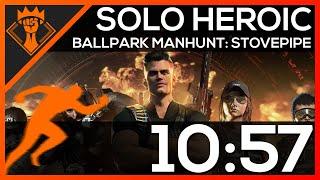 [10:57] Solo Heroic Ballpark Manhunt: Stovepipe | The Division 2 | Warlords of New York | TU17