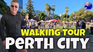 Perth City Tour - Australia  | Perth City Centre walking tour | 4k Australia - Japan Festival