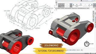 Solidworks Tutorial for beginners exercise 267