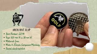 Iron Hat Clip | Golf Promotional Products | Professional Manufacturer