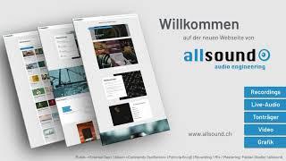 Die neue Webseite von allsound